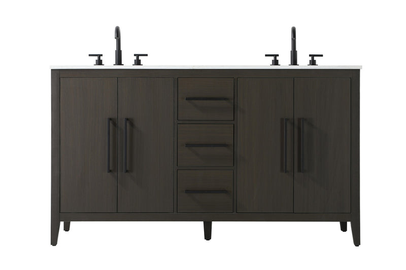 Elegant Lighting VF29360DMMB Bathroom Vanity, Mocha Brown