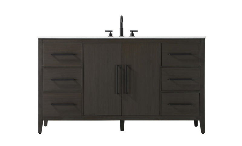 Elegant Lighting VF29360MMB Bathroom Vanity, Mocha Brown