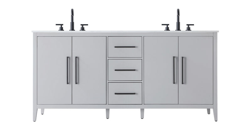 Elegant Lighting VF29372DGR Bathroom Vanity, Grey