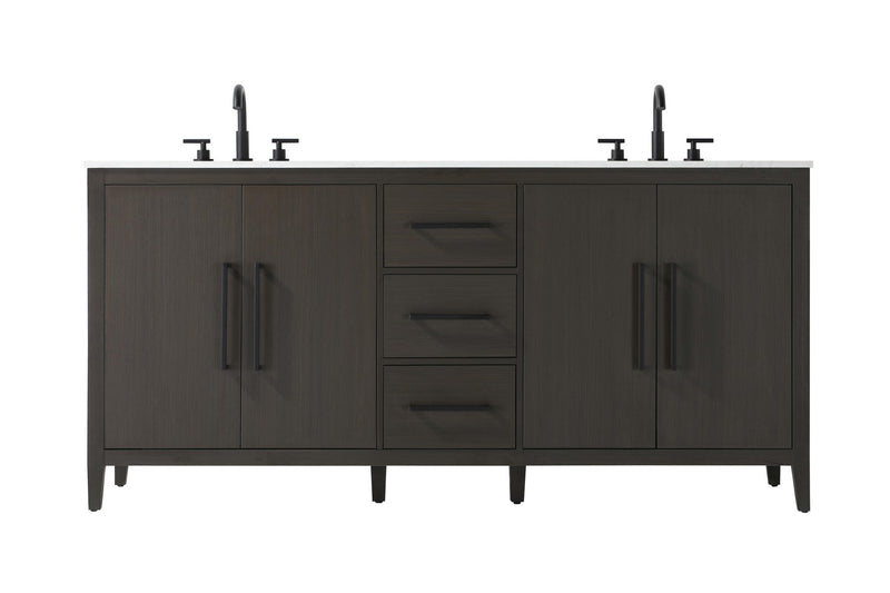 Elegant Lighting VF29372DMMB Bathroom Vanity, Mocha Brown