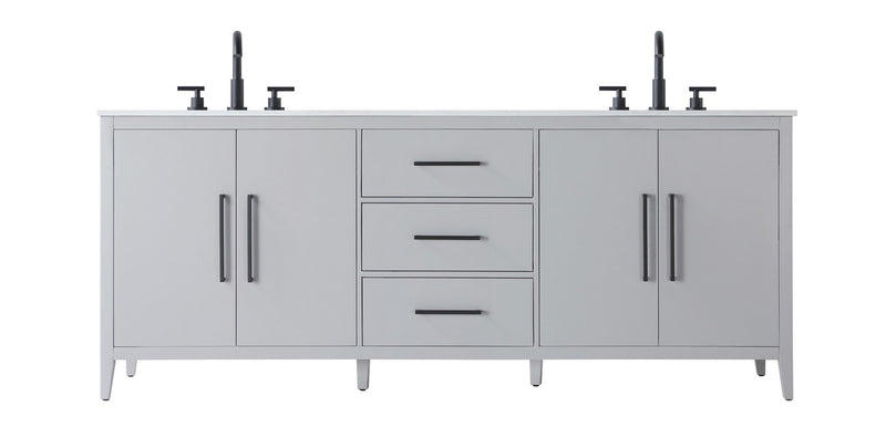 Elegant Lighting VF29384DGR Bathroom Vanity, Grey