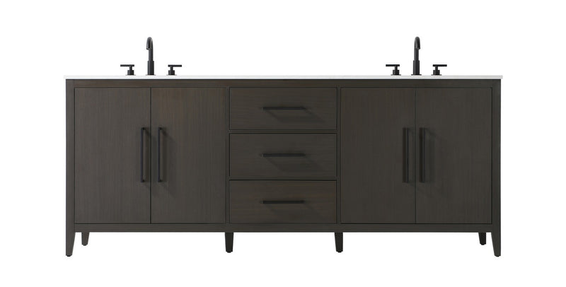 Elegant Lighting VF29384DMMB Bathroom Vanity, Mocha Brown