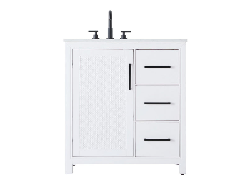 Elegant Lighting VF29532WH Bathroom Vanity, White