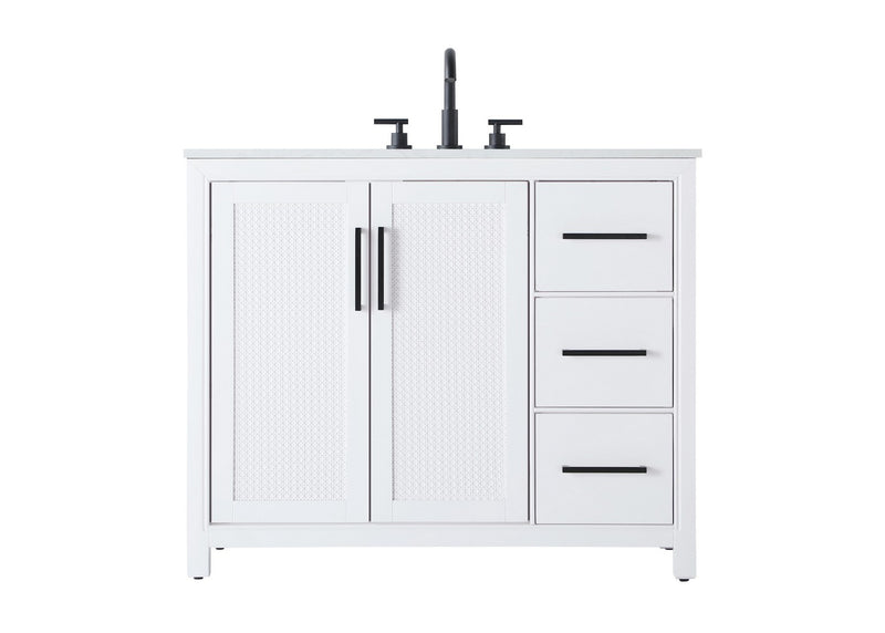 Elegant Lighting VF29542WH Bathroom Vanity, White