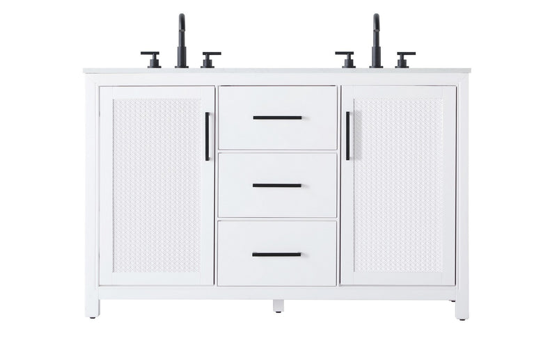 Elegant Lighting VF29554DWH Bathroom Vanity, White