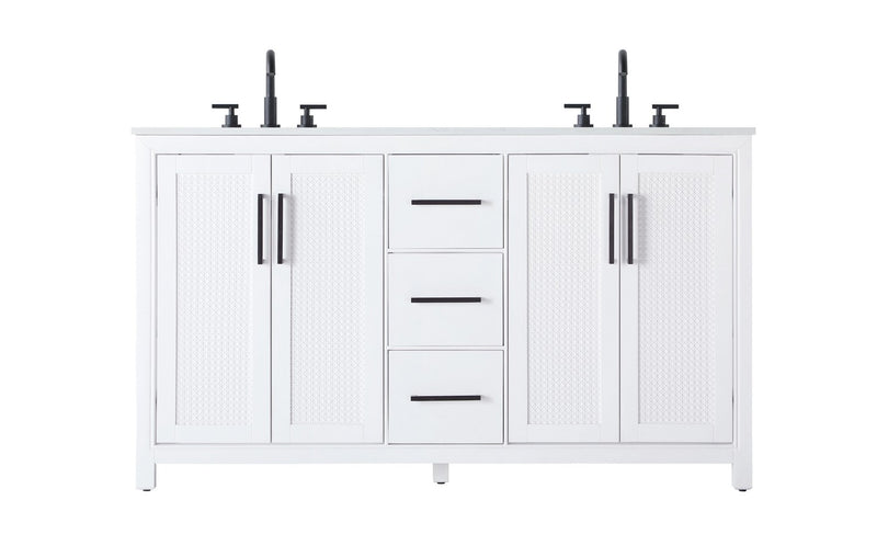 Elegant Lighting VF29560DWH Bathroom Vanity, White