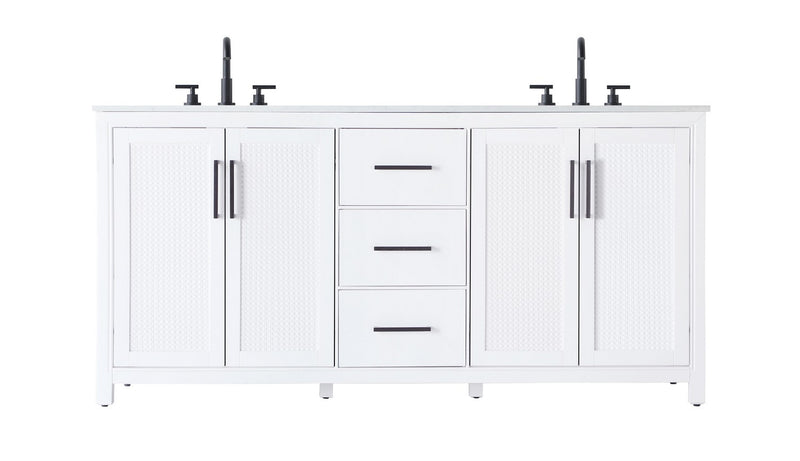 Elegant Lighting VF29572DWH Bathroom Vanity, White