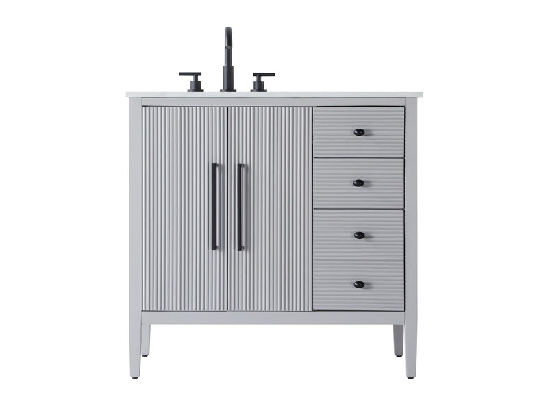 Elegant Lighting VF29636GR Bathroom Vanity, Grey