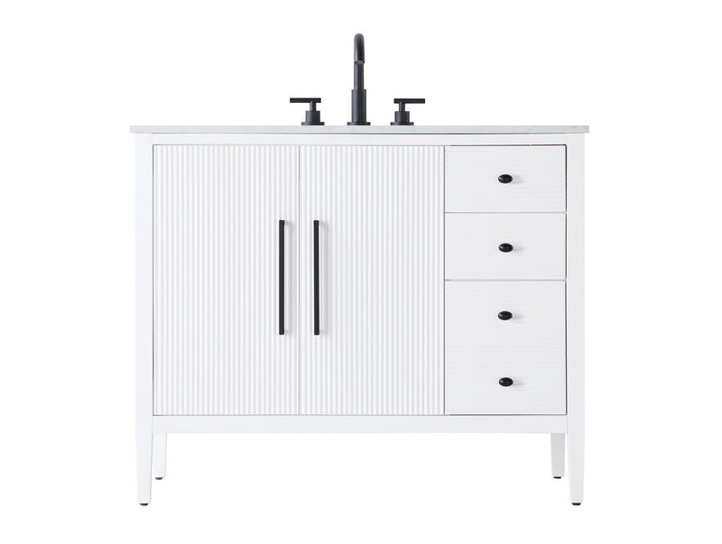 Elegant Lighting VF29642WH Bathroom Vanity, White