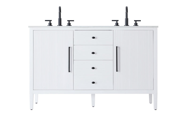 Elegant Lighting VF29654DWH Bathroom Vanity, White