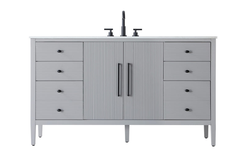 Elegant Lighting VF29660GR Bathroom Vanity, Grey