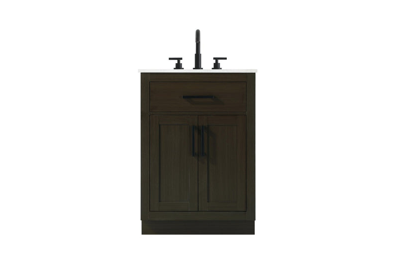 Elegant Lighting VF29724MMB Bathroom Vanity, Mocha Brown
