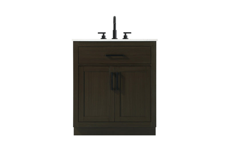Elegant Lighting VF29730MMB Bathroom Vanity, Mocha Brown
