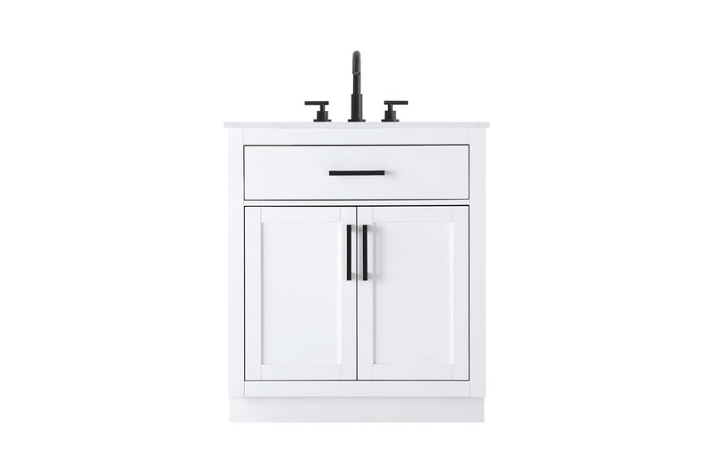 Elegant Lighting VF29730WH Bathroom Vanity, White