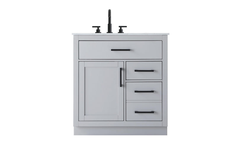 Elegant Lighting VF29732GR Bathroom Vanity, Grey
