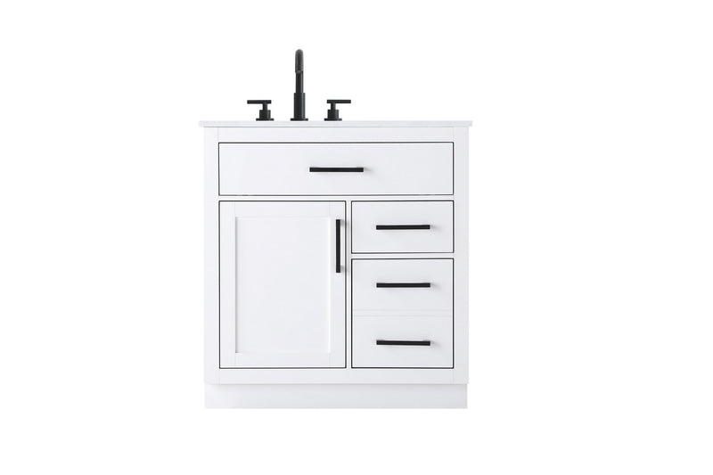 Elegant Lighting VF29732WH Bathroom Vanity, White