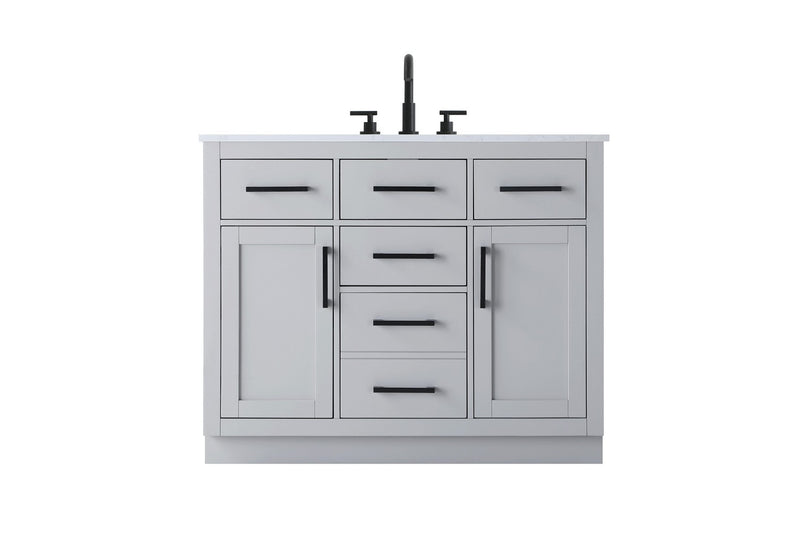 Elegant Lighting VF29742GR Bathroom Vanity, Grey