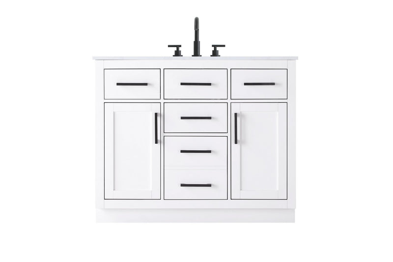 Elegant Lighting VF29742WH Bathroom Vanity, White