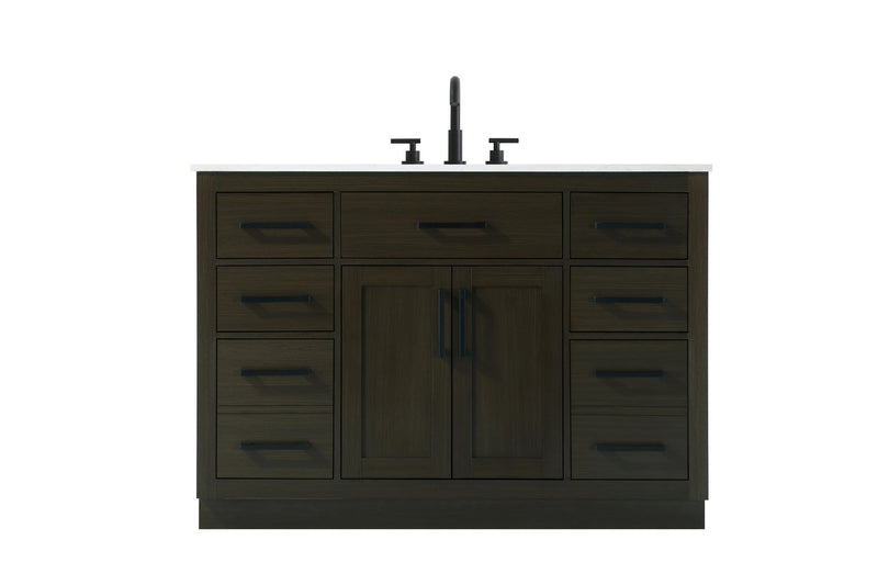 Elegant Lighting VF29748MMB Bathroom Vanity, Mocha Brown