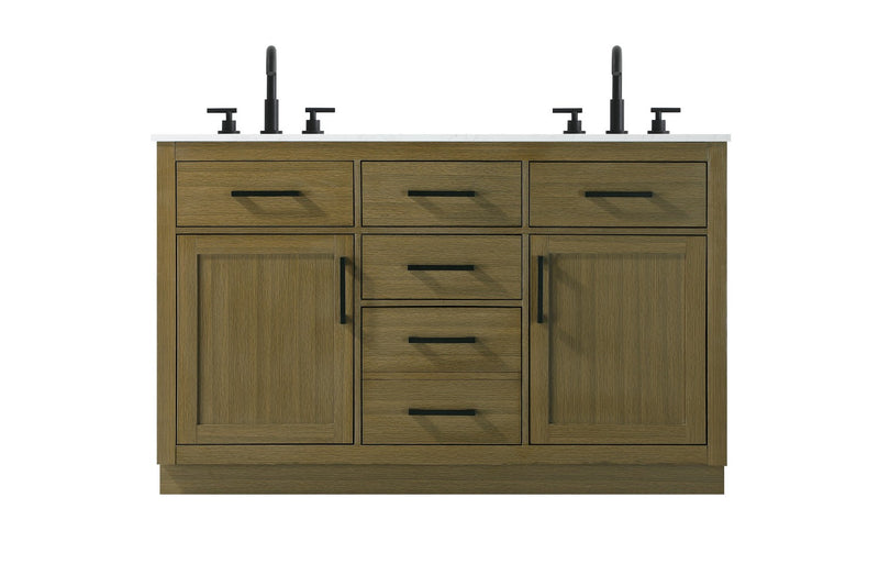 Elegant Lighting VF29754DMCB Bathroom Vanity, Chestnut Brown