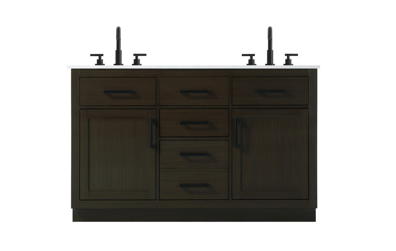 Elegant Lighting VF29754DMMB Bathroom Vanity, Mocha Brown