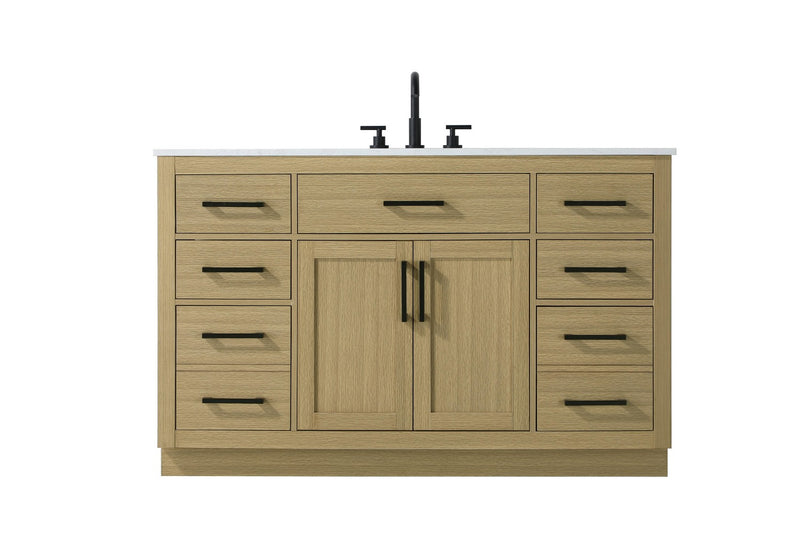 Elegant Lighting VF29754MHB Bathroom Vanity, Honey Brown