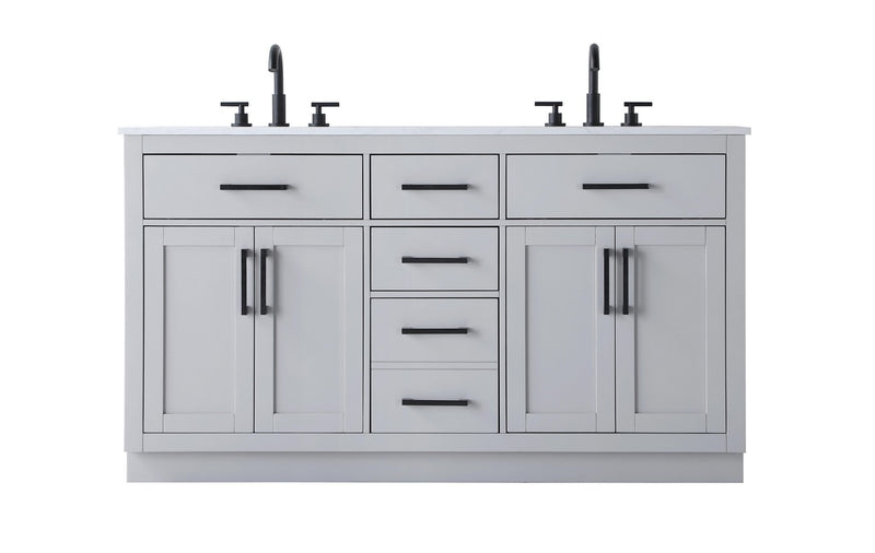 Elegant Lighting VF29760DGR Bathroom Vanity, Grey