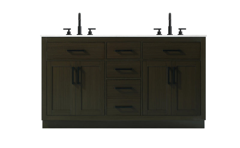 Elegant Lighting VF29760DMMB Bathroom Vanity, Mocha Brown