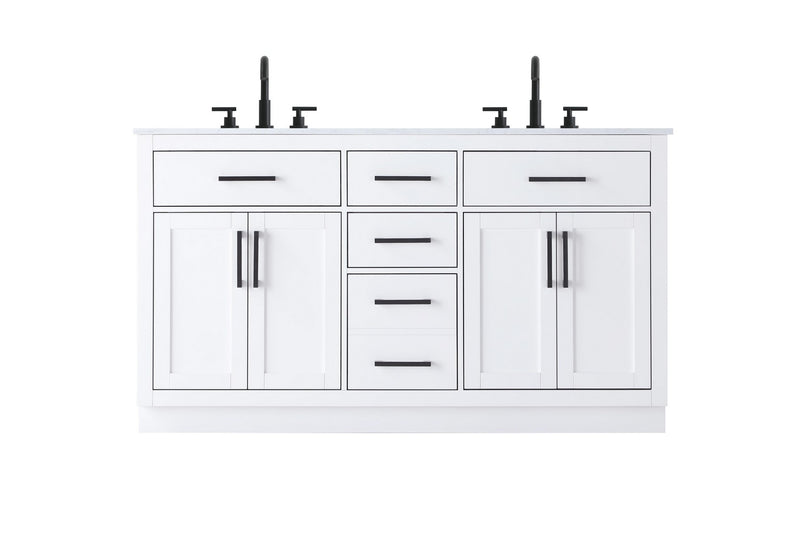 Elegant Lighting VF29760DWH Bathroom Vanity, White