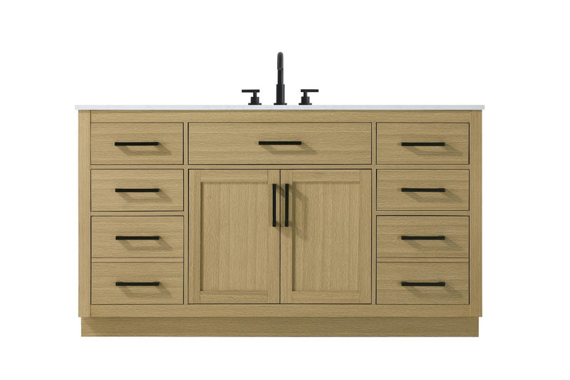 Elegant Lighting VF29760MHB Bathroom Vanity, Honey Brown