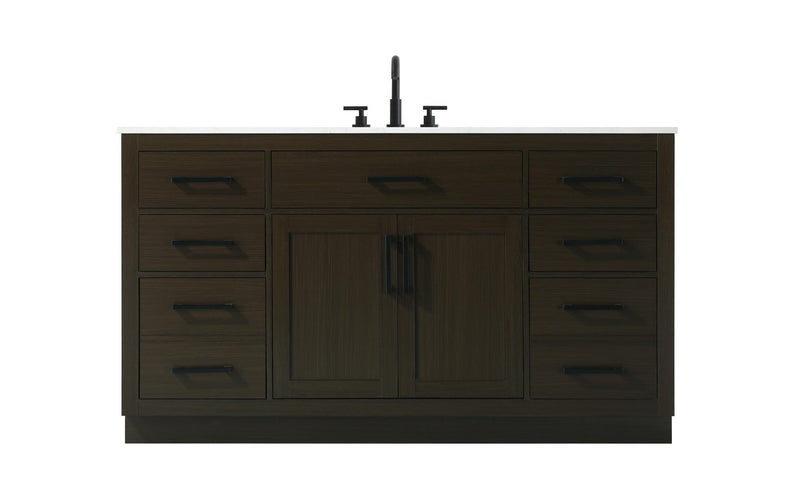 Elegant Lighting VF29760MMB Bathroom Vanity, Mocha Brown