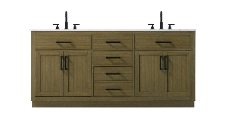 Elegant Lighting VF29772DMCB Bathroom Vanity, Chestnut Brown