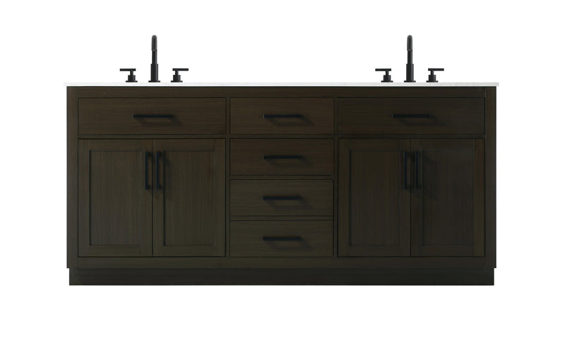 Elegant Lighting VF29772DMMB Bathroom Vanity, Mocha Brown