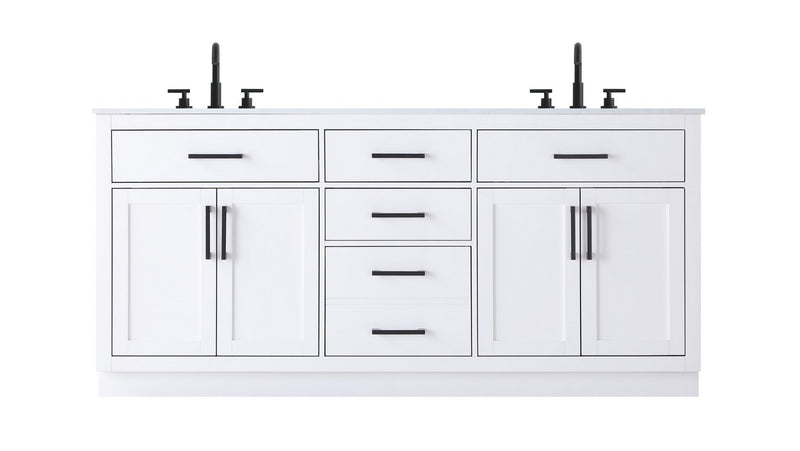 Elegant Lighting VF29772DWH Bathroom Vanity, White