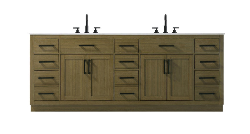 Elegant Lighting VF29784DMCB Bathroom Vanity, Chestnut Brown