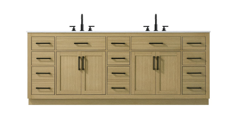 Elegant Lighting VF29784DMHB Bathroom Vanity, Honey Brown