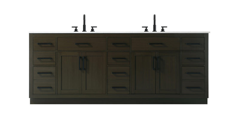 Elegant Lighting VF29784DMMB Bathroom Vanity, Mocha Brown