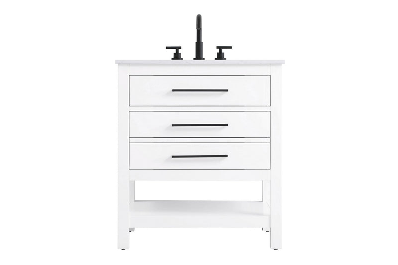 Elegant Lighting VF60530WH Bathroom Vanity, White