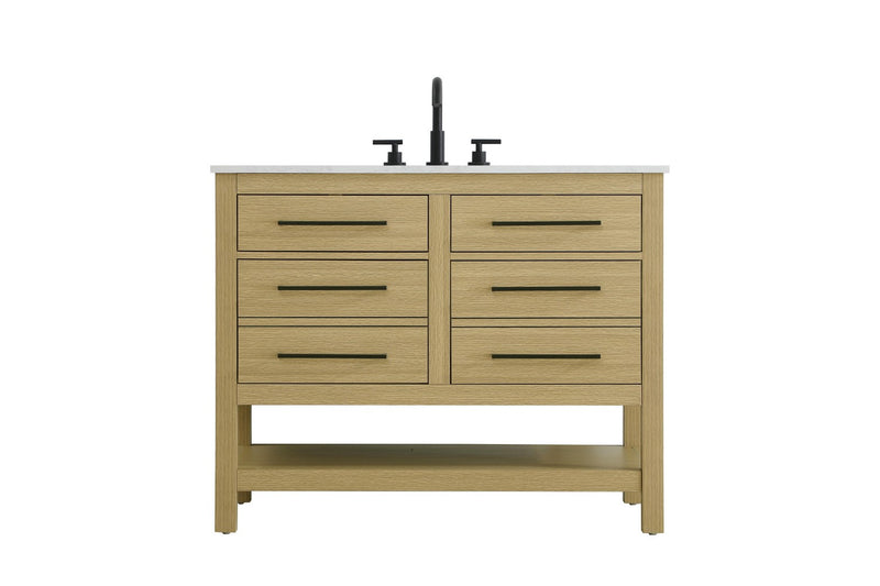 Elegant Lighting VF60542MHB Bathroom Vanity, Honey Brown