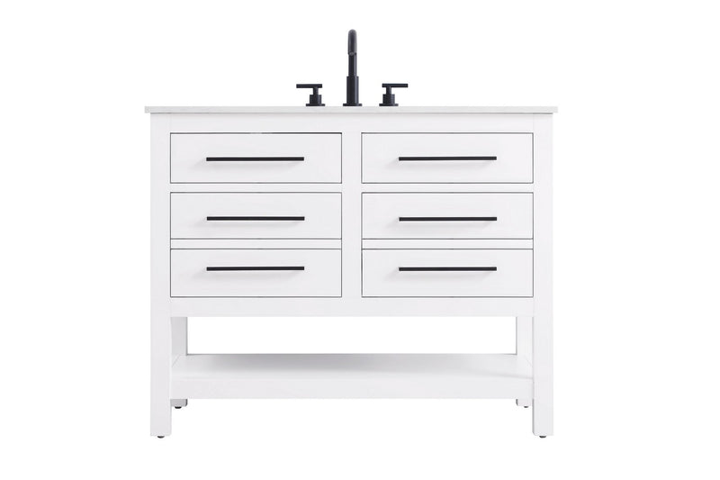 Elegant Lighting VF60542WH Bathroom Vanity, White