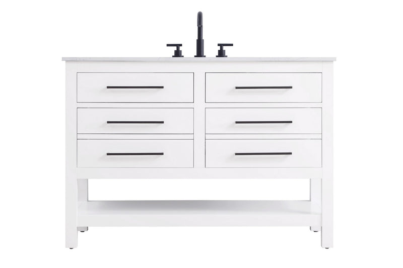 Elegant Lighting VF60548WH Bathroom Vanity, White