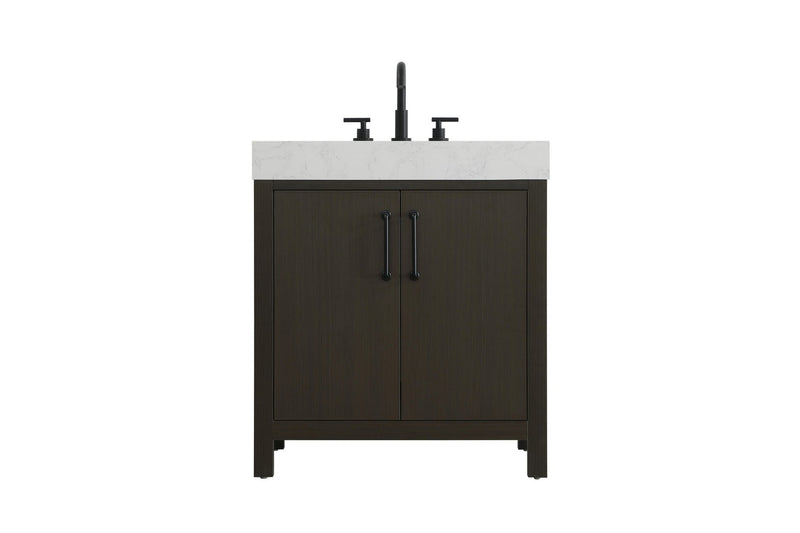 Elegant Lighting VF60630MMB Bathroom Vanity, Mocha Brown