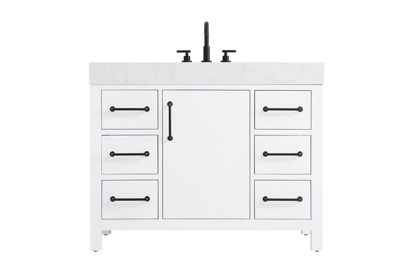 Elegant Lighting VF60642WH Bathroom Vanity, White