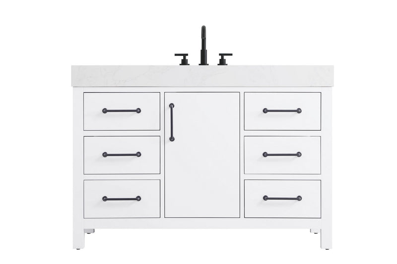 Elegant Lighting VF60648WH Bathroom Vanity, White