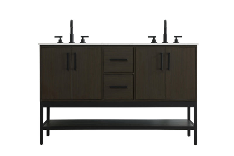 Elegant Lighting VF60754DMMB Bathroom Vanity, Mocha Brown