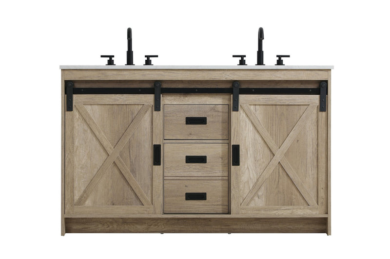 Elegant Lighting VF90554DNT Bathroom Vanity, Natural Oak