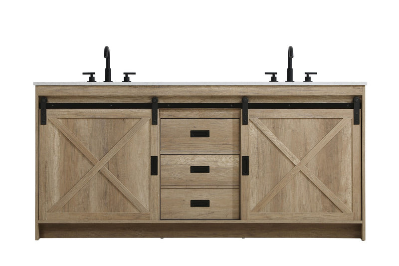 Elegant Lighting VF90572DNT Bathroom Vanity, Natural Oak