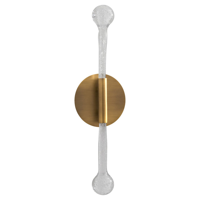 Quorum 3-503-56 LED Wall Sconce, Brushed Brass