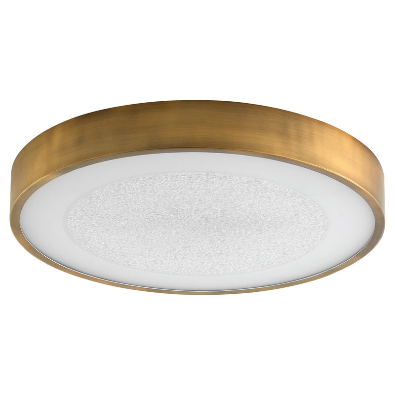 Quorum 3-656-56 LED Ceiling Mount, Brushed Brass