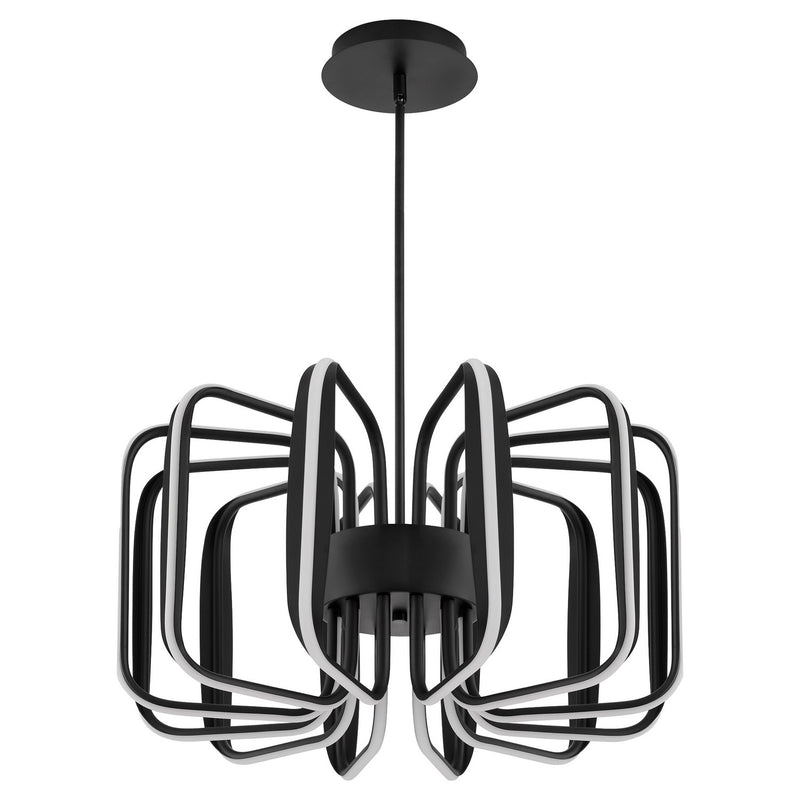Quorum 3-819-15 LED Pendant, Black
